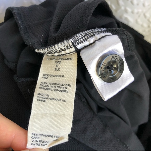 Woolrich Black Cropped Length Hiking Pant Capris - Picture 11 of 12